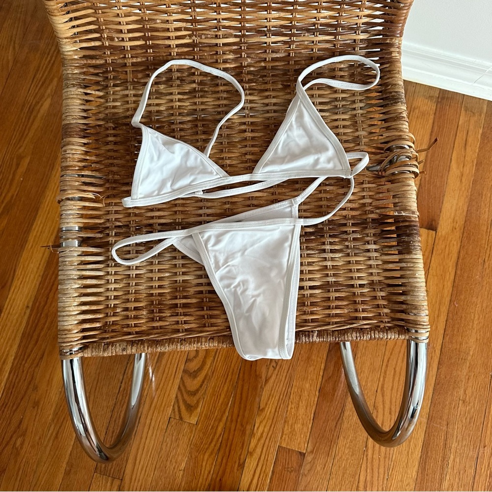 Basic swim white La premiere swimwear